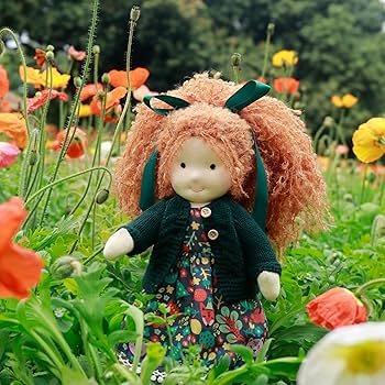 Amazon.co.jp: BlissfulPixie Waldorf Doll 手作り人形 - Hanne 12